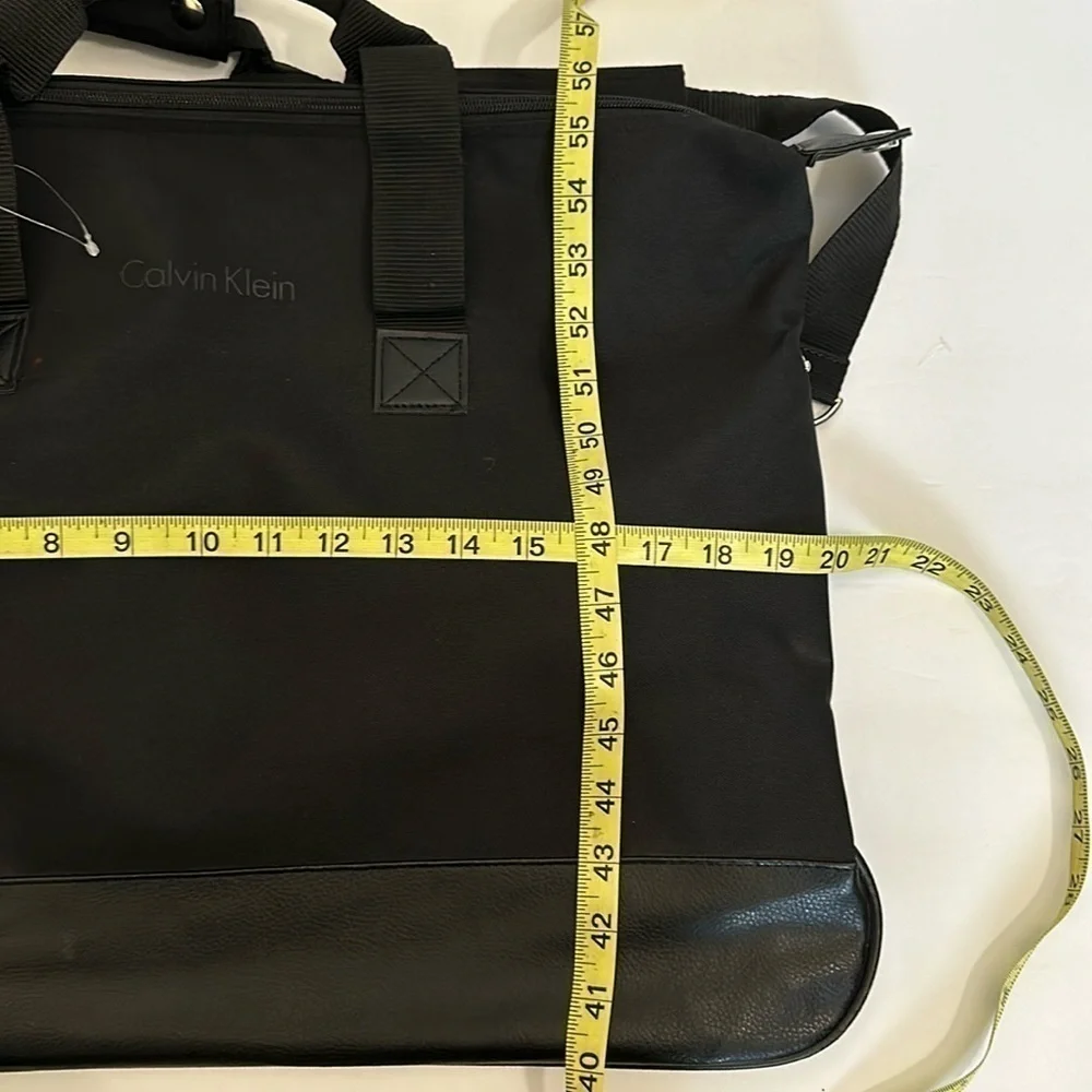 Calvin Klein black Travel Duffle Gym Carry On Bag No Pockets